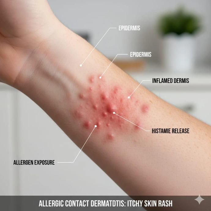 Electro homeopathic allergy remedy to calm itching, redness and rashes on sensitive skin\ in India